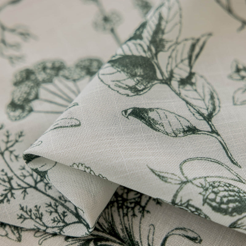 a close up of a flower print fabric