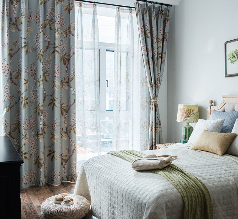 Rideau Chambre Vintage Nature