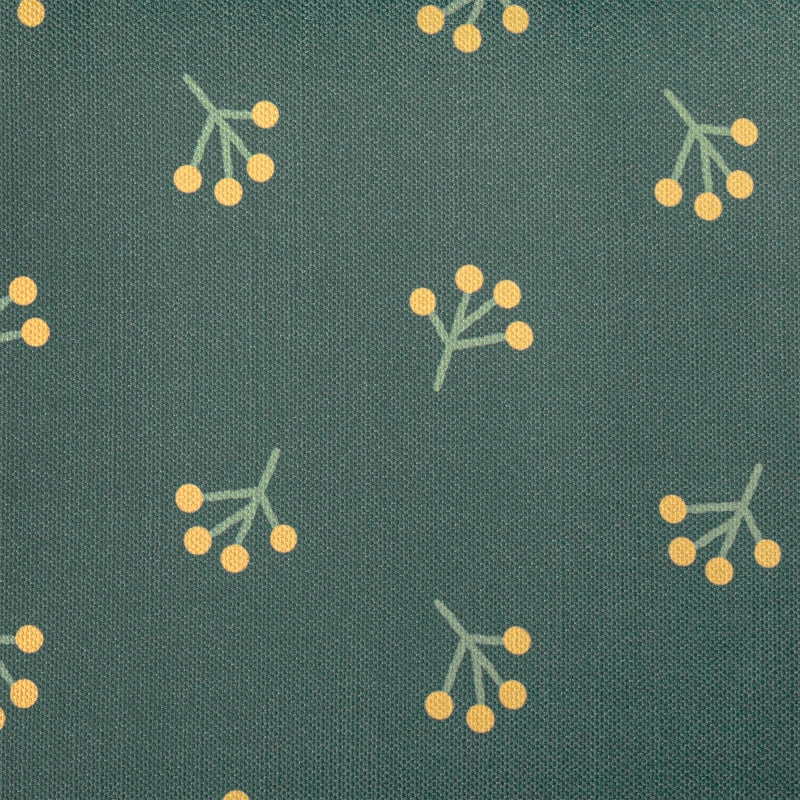 a close up of a green background with yellow dots