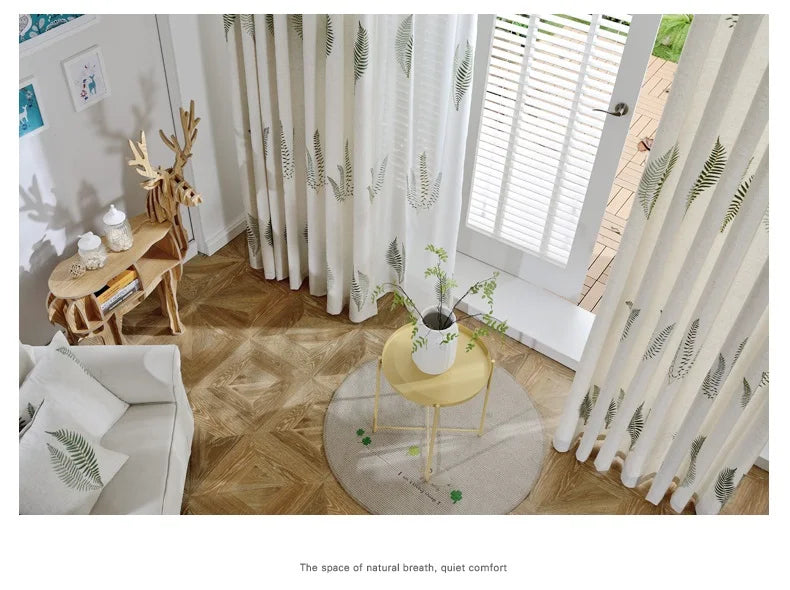 Rideau Salon Boheme Blanc