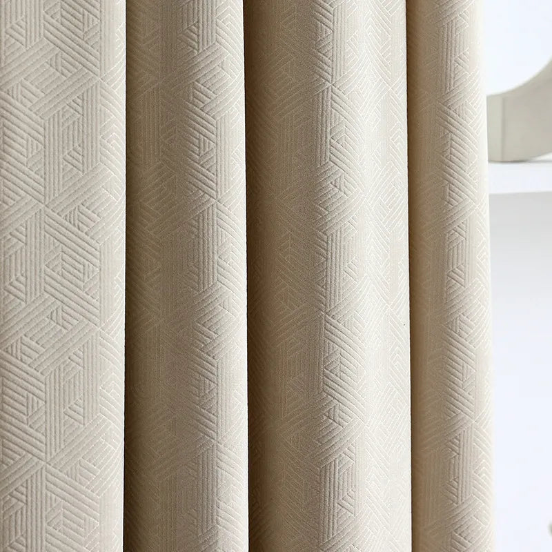 Rideau Blanc Opaque Tendance