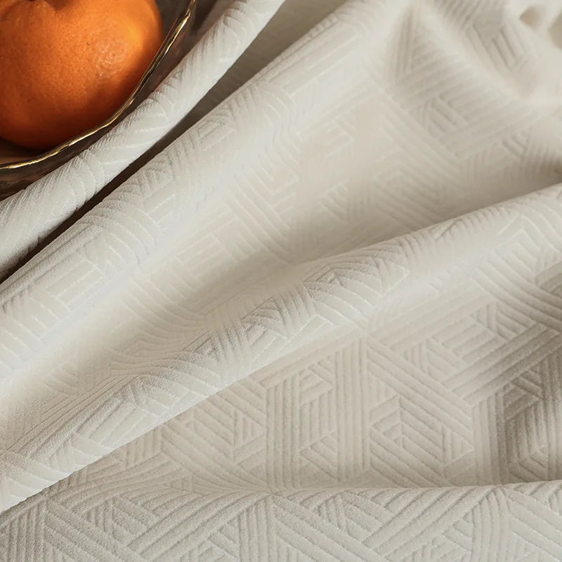 Rideau Blanc Opaque Tendance