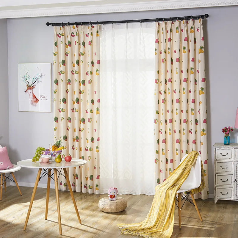 Rideau enfant Motifs Fruits