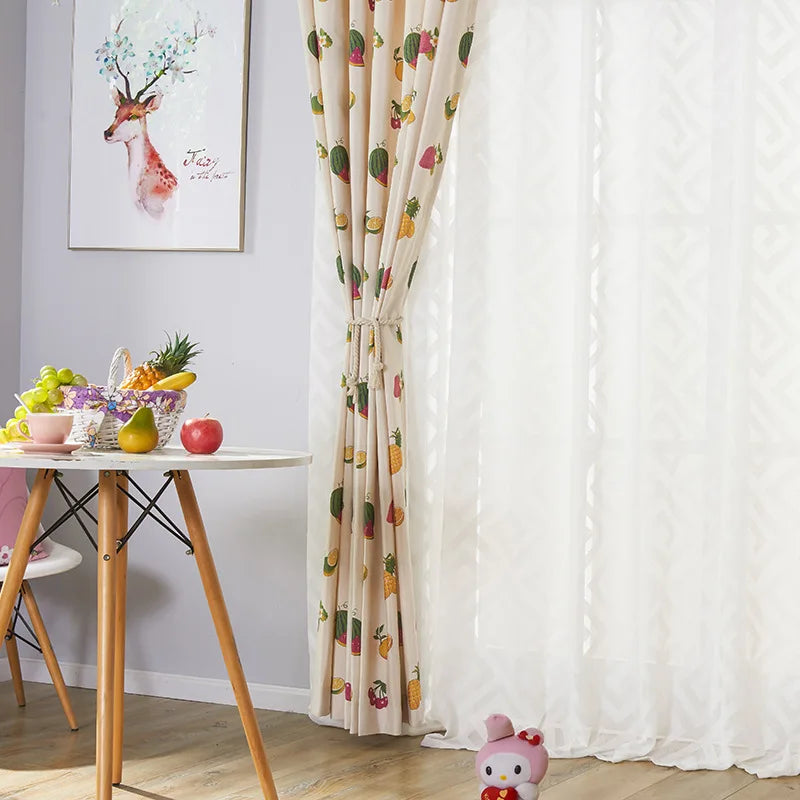 Rideau enfant Motifs Fruits