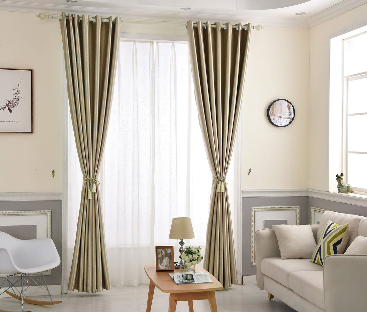 Rideau Beige Doré