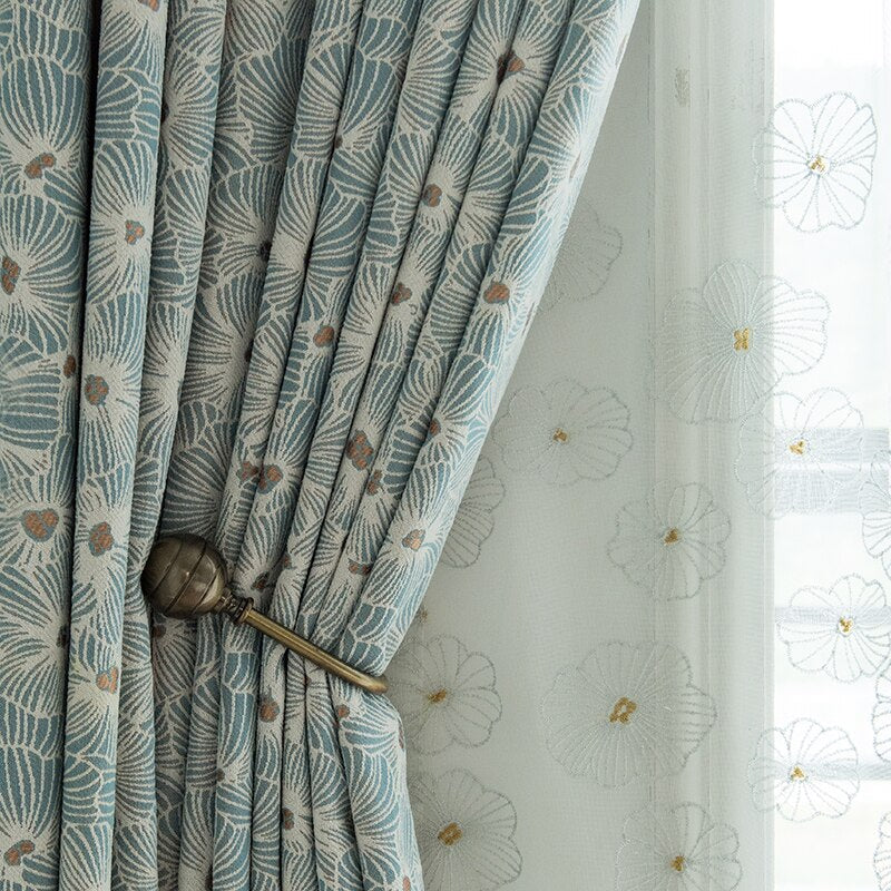 Rideau Bleu Celadon