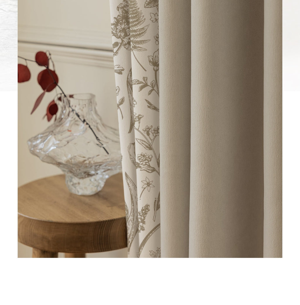 Rideau Gris Elegant Salon