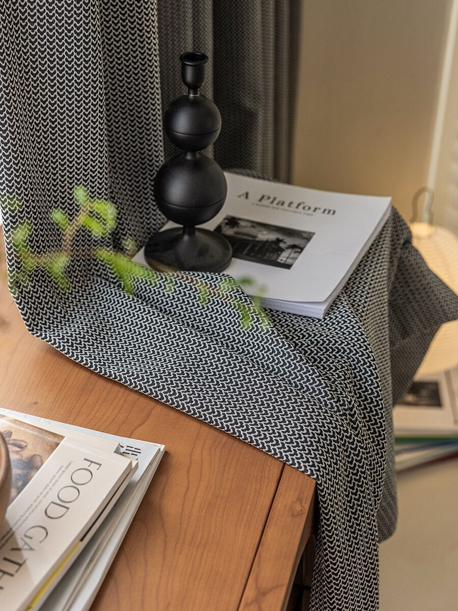 Rideau Jacquard style Japonais