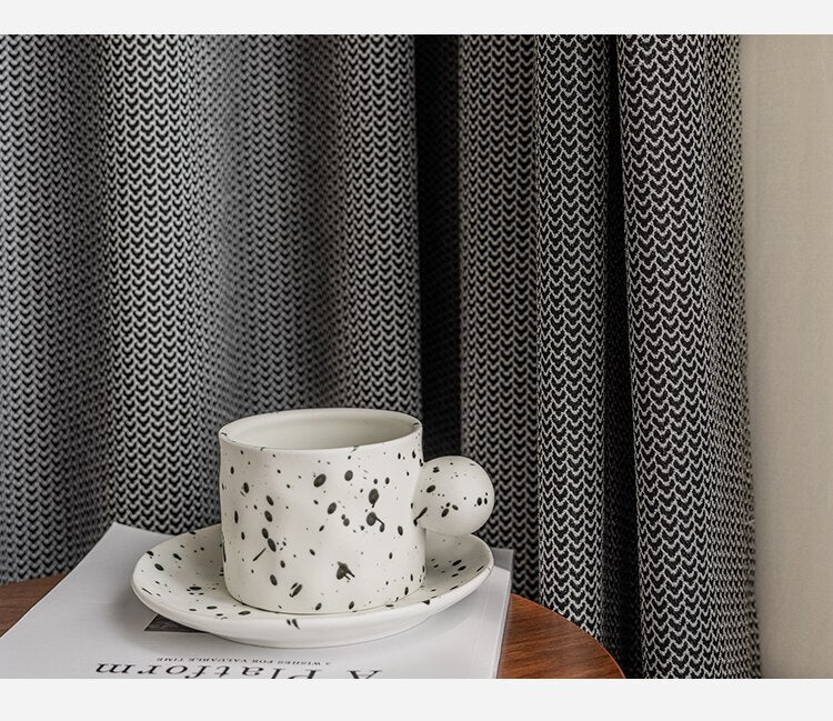 Rideau Jacquard style Japonais
