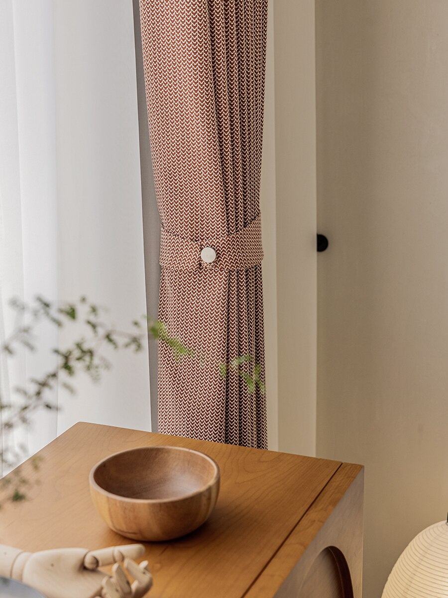 Rideau Jacquard style Japonais