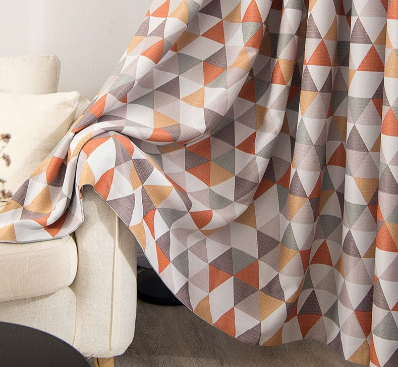 Rideau Motif Geometrique