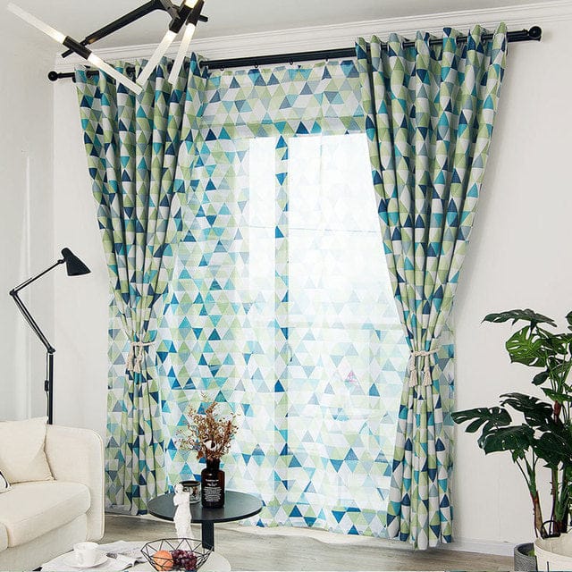 Rideau Motif Geometrique