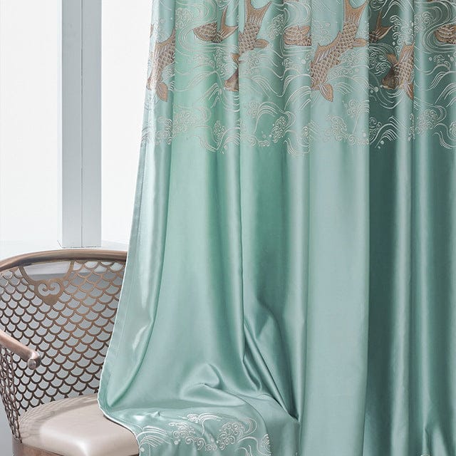 Rideau Motif Japonais