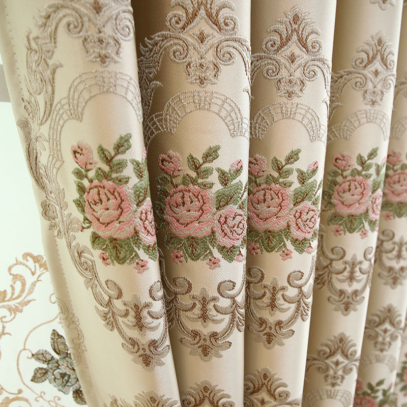 Rideau Romantique Fleuri
