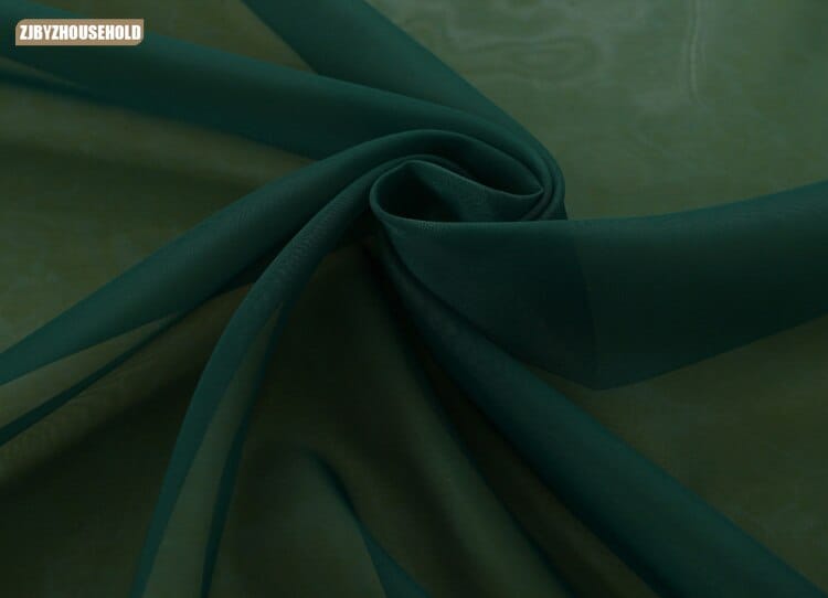 Rideau Voilage Vert