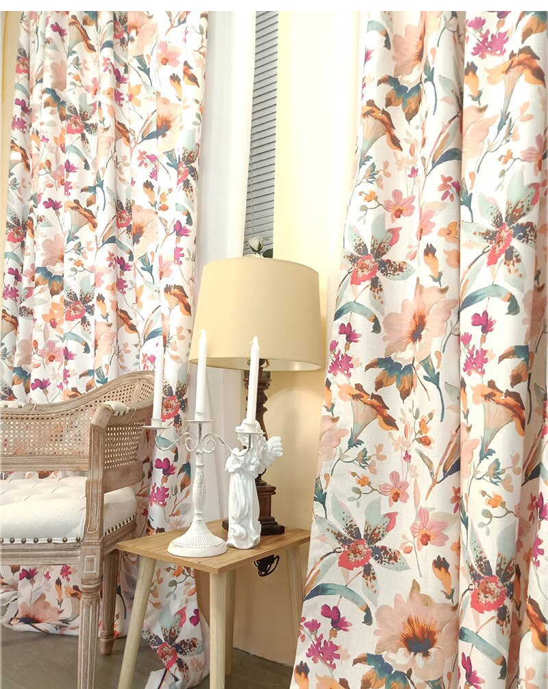 Rideaux Motifs Vintage