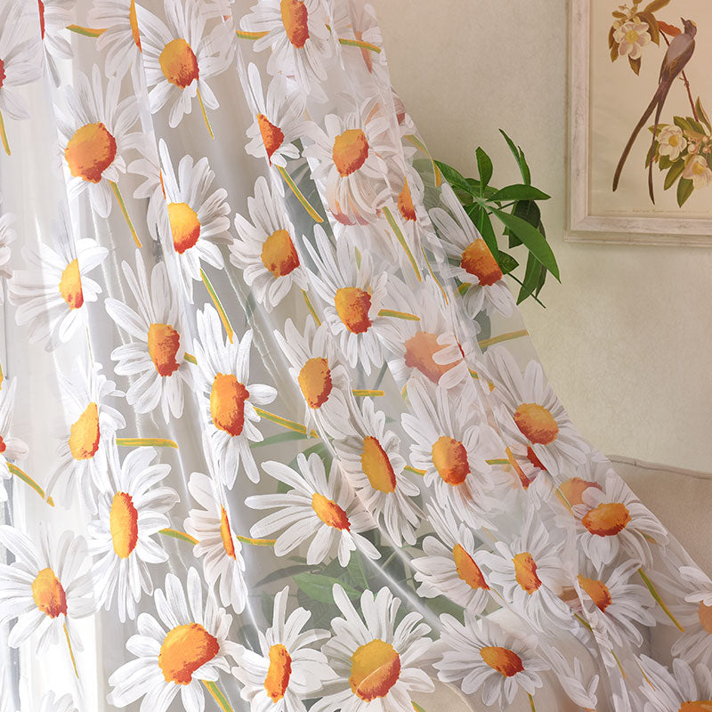 Voilage Fleuri