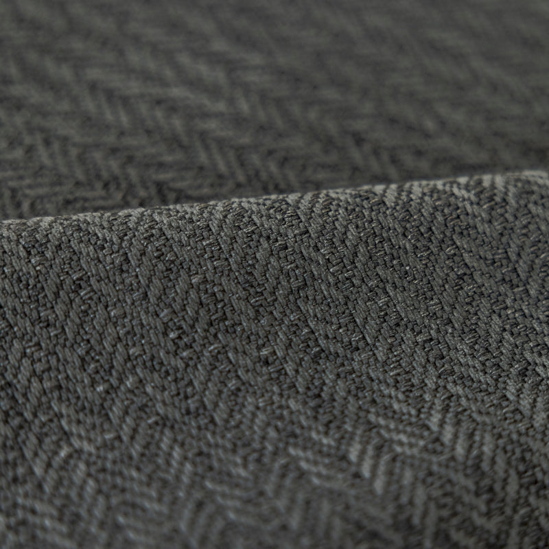 a close up of a black and white blanket
